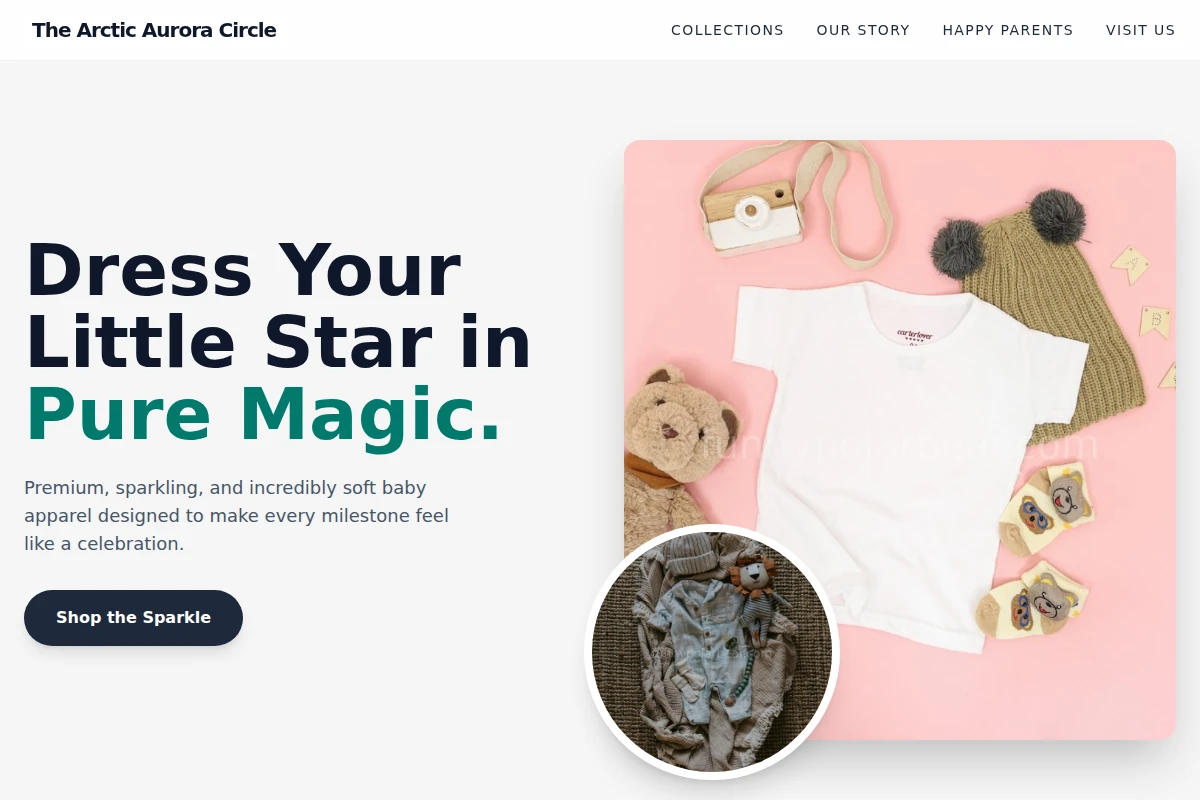 Glitter Baby Clothes