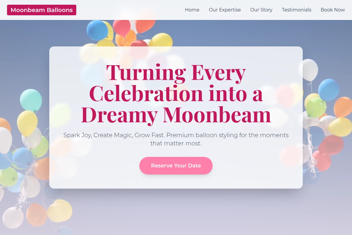 Moonbeam Balloons