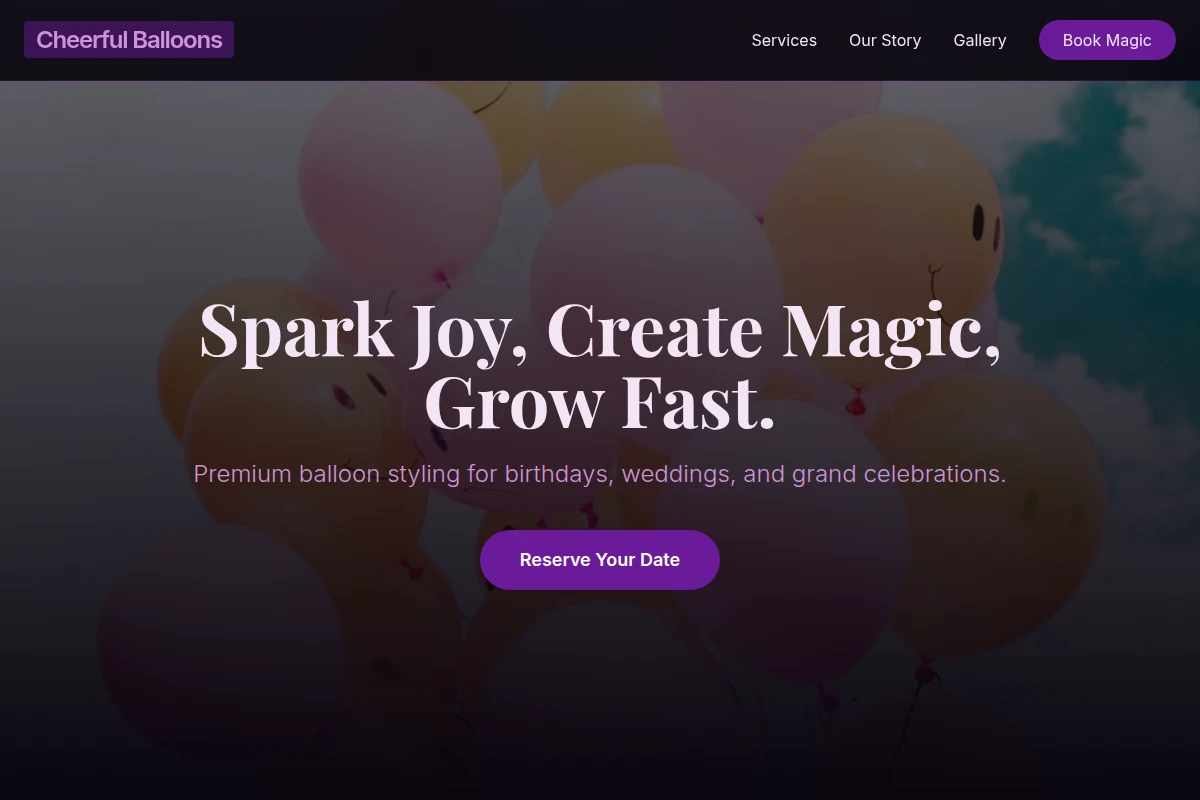 Cheerful Balloons