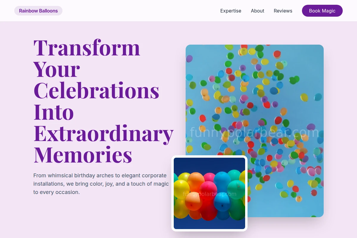 Rainbow Balloons