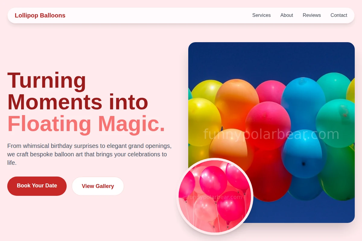 Lollipop Balloons