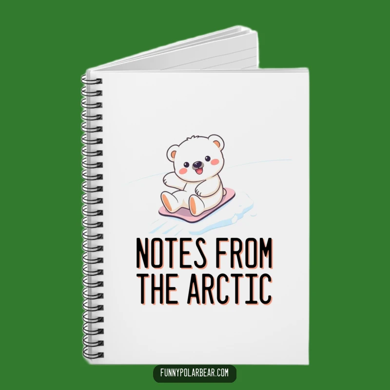 Funny Kawaii Polar Bear Journal: Cute Arctic Notes for Winter Fans