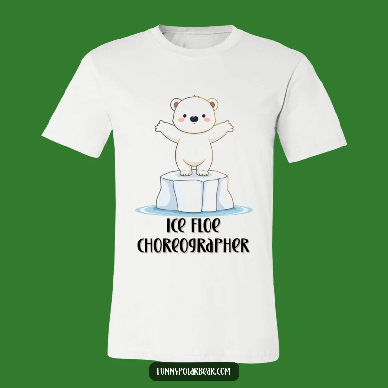 Funny Dancing Polar Bear Cub T-Shirt: Express Your Inner Performer
